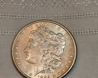 1884 Morgan Silver Dollar