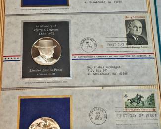 Postal First Issue Stamps And Sterling Coins Lot