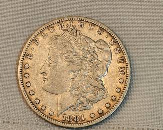 1881 S Morgan Silver Dollar