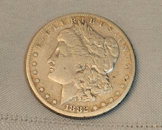 1882 S Morgan Silver Dollar