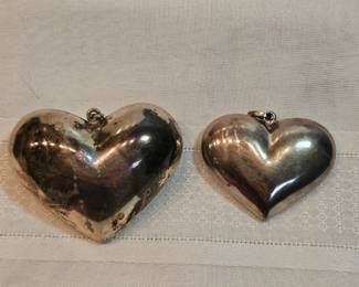 Sterling Silver Heart Pendants