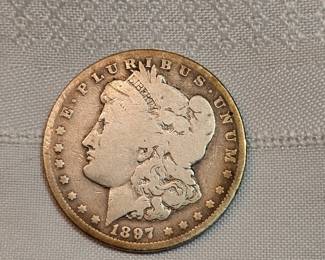 1897 O Morgan Silver Dollar