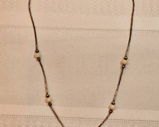 Small Native American Made Sterling Necklace