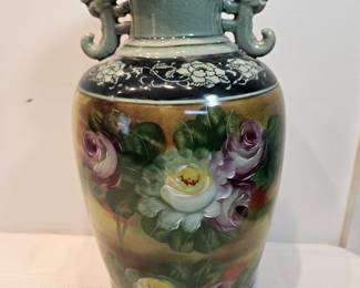 Large Handpainted Vase