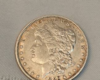 1882 O Morgan Silver Dollar