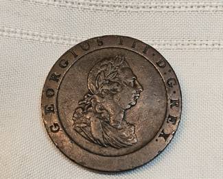 1797 George III 2 Pence Coin