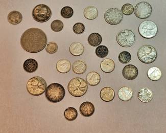 Old Canadian Silver Coins