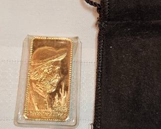 Hamilton Mint 1 Oz Silver Prospector Bat Sealed With Bag