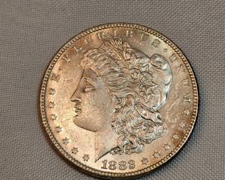 1882 Morgan Silver Dollar