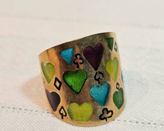 14k Gold Hearts Ring