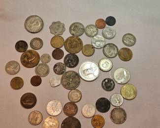Random Foreign Coins Lot