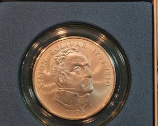 Bolivia 20 Balboas Coin