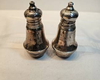 Sterling Salt And Pepper Shakers