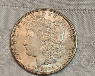 1921 D Morgan Silver Dollar