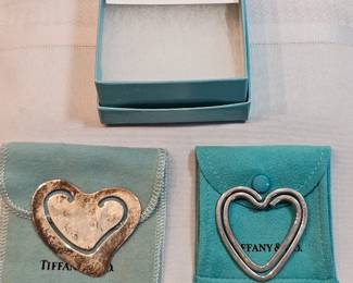 Pair Of Tiffany Hearts