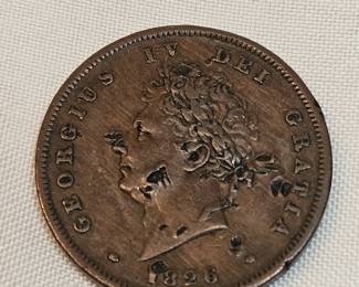 1826 British George IV Coin