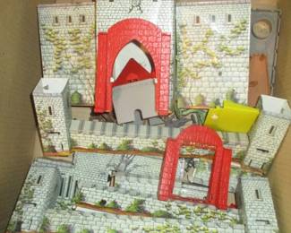 Louis Marx Medieval Castle Playset