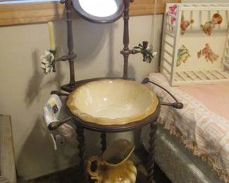 Vintage Wash Basin Stand "Ironstone"