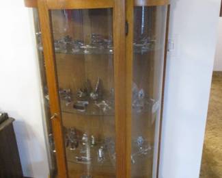 Oak Curio Cabinet