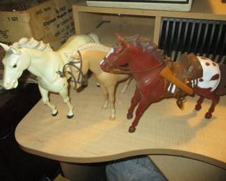 Marx Johnny West Articulated Horse