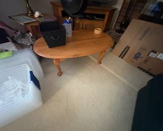 . . . oak coffee table