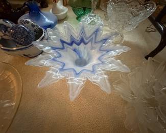 . . . art-glass centerpiece