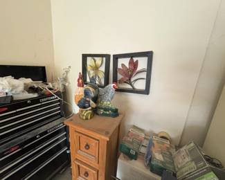 . . . cabinet and roosters