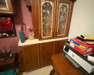 . . . lead glass cabinets