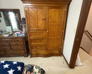 . . . nice oak wardrobe