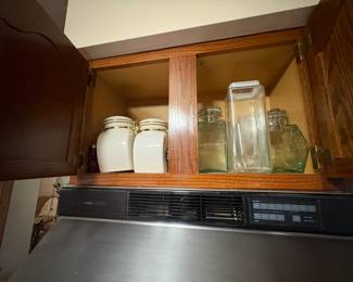 . . . nice canisters and jars