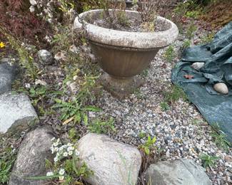 . . . cement planter