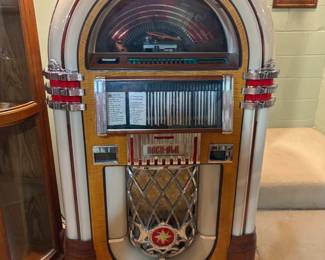 . . . Rock-o-la CD-playing jukebox