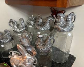 . . . Arthur Court canisters -- what a find!