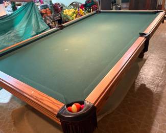 . . . excellent pool table