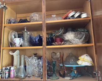 . . . cupboards full of items