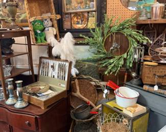 so much to see throughout this 2 story store space