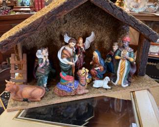 Nativities of many types throughout the store to add to your collection