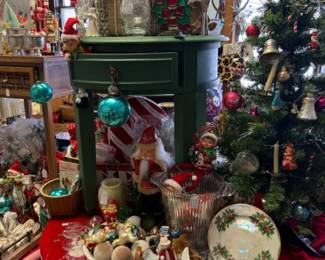 Christmas and collectibles, furniture