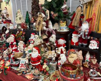 Christmas is throughout the store, come find some unique pieces to add to your collection.