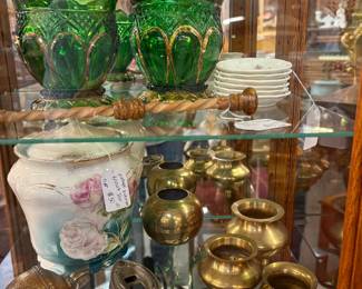 Beautiful Emerald Class, brass, iron s, brass bell