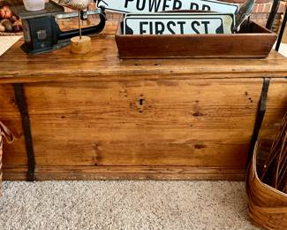 Beautiful wooden storage box