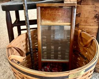 Large Longaberger Corn Basket - J.W. Collection - 1991 Edition