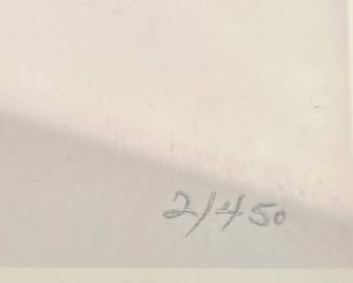 John L Peyton watercolor 2/450 Demonstration and Audience - unframed