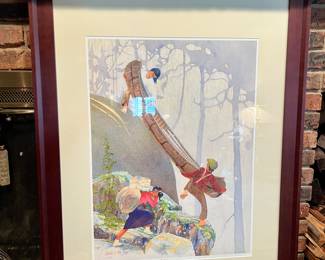 John L Peyton watercolor 1/250 - "Steep Portage"