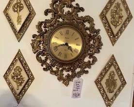 Vintage Clock and Decor