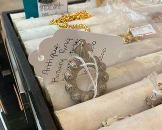 Antique Rosary Ring - $70 + tax 