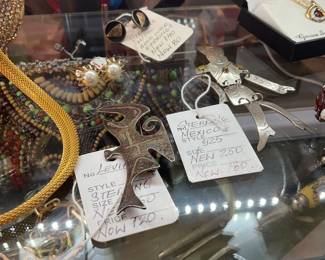 Sterling silver brooches $42 - $63 + tax