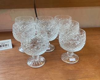 Set of 8 Vintage Cut Crystal Water Goblets - $168 + tax