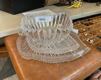 Brilliant Cut Crystal Centerpiece Bowl - $31.50 + tax