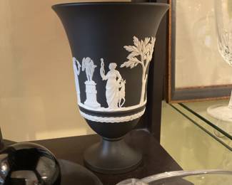 Matte Black Wedgewood Vase - $122.50 + tax
